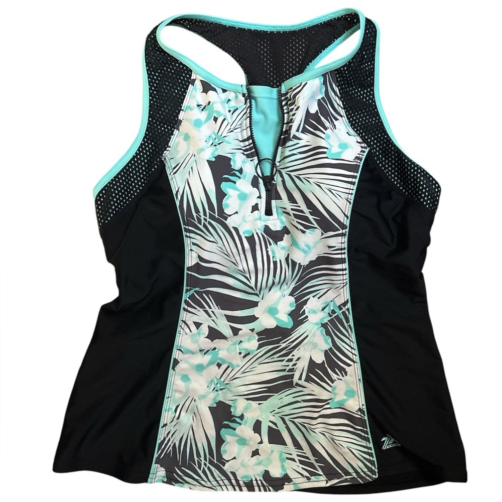 Floral Racerback Bathing Suit Top